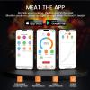 imageDOQAUS 520FT Wireless Meat Thermometer Extra Long Range Bluetooth 100 Waterproof for Oven Grill Smoker BBQ