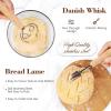 imageDOQAUS Banneton Bread Proofing Basket Sourdough Bread Baking Supplies Kit Including 9quot Round ampamp 10quot Oval Silicone Banneton Basket Baking Mat Dough Scrapers Bread Lame Danish Whisk and Linen Liner