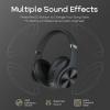 imageDOQAUS Bluetooth Headphones Over Ear 90H Playtime Wireless 3 EQ Modes HiFi Audio ampamp Deep Bass ENC Noise Isolating Mic Soft Earpads for PhonePCBlack
