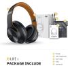 imageDOQAUS Bluetooth Headphones Over Ear 90H Playtime Wireless 3 EQ Modes HiFi Audio ampamp Deep Bass ENC Noise Isolating Mic Soft Earpads for PhonePCBrown