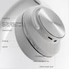 imageDOQAUS Bluetooth Headphones Over Ear 90H Playtime Wireless 3 EQ Modes HiFi Audio ampamp Deep Bass ENC Noise Isolating Mic Soft Earpads for PhonePCLight grey