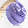 imageDOQAUS Bluetooth Headphones Over Ear 90H Playtime Wireless 3 EQ Modes HiFi Audio ampamp Deep Bass ENC Noise Isolating Mic Soft Earpads for PhonePCPurple