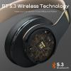 imageDOQAUS Bluetooth Headphones Over Ear 90H Playtime Wireless 3 EQ Modes HiFi Audio ampamp Deep Bass ENC Noise Isolating Mic Soft Earpads for PhonePCShadow Gray