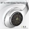 imageDOQAUS Bluetooth Headphones Over Ear 90H Playtime Wireless 3 EQ Modes HiFi Audio ampamp Deep Bass ENC Noise Isolating Mic Soft Earpads for PhonePCSliver