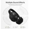 imageDOQAUS Bluetooth Headphones Over Ear Wireless Headphone 70H Playtime and 3EQ Modes with Mic HiFi Stereo Sound Deep Bass Memory Foam Cups for Phone PC Travel Home OfficeBlack