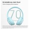 imageDOQAUS Bluetooth Headphones Over Ear Wireless Headphone 70H Playtime and 3EQ Modes with Mic HiFi Stereo Sound Deep Bass Memory Foam Cups for Phone PC Travel Home OfficeLight Blue