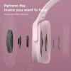 imageDOQAUS Bluetooth Headphones Over Ear Wireless Headphone 70H Playtime and 3EQ Modes with Mic HiFi Stereo Sound Deep Bass Memory Foam Cups for Phone PC Travel Home OfficePink