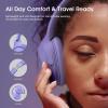 imageDOQAUS Bluetooth Headphones Over Ear Wireless Headphone 70H Playtime and 3EQ Modes with Mic HiFi Stereo Sound Deep Bass Memory Foam Cups for Phone PC Travel Home OfficePurple