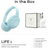 imageDOQAUS Bluetooth Headphones Over Ear Wireless Headphone 70H Playtime and 3EQ Modes with Mic HiFi Stereo Sound Deep Bass Memory Foam Cups for Phone PC Travel Home OfficeLight Blue