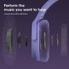 imageDOQAUS Bluetooth Headphones Over Ear Wireless Headphone 70H Playtime and 3EQ Modes with Mic HiFi Stereo Sound Deep Bass Memory Foam Cups for Phone PC Travel Home OfficePurple