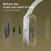 imageDOQAUS Bluetooth Headphones Over Ear Wireless Headphone 70H Playtime and 3EQ Modes with Mic HiFi Stereo Sound Deep Bass Memory Foam Cups for Phone PC Travel Home OfficeLight Gray