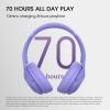 imageDOQAUS Bluetooth Headphones Over Ear Wireless Headphone 70H Playtime and 3EQ Modes with Mic HiFi Stereo Sound Deep Bass Memory Foam Cups for Phone PC Travel Home OfficePurple