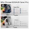 imageDOQAUS Bluetooth Headphones Over Ear Wireless Headphone 90H Playtime and 3EQ Modes with Mic HiFi Stereo Sound Deep Bass Memory Foam Cups for Phone PC Travel Home OfficeNavy Blue
