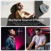 imageDOQAUS Bluetooth Headphones Over Ear Wireless Headphone 90H Playtime and 3EQ Modes with Mic HiFi Stereo Sound Deep Bass Memory Foam Cups for Phone PC Travel Home OfficeIce Grey