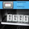 imageDOQAUS Digital Hygrometer Indoor Thermometer Humidity Gauge Room Thermometer with 5s Fast Refresh Accurate Temperature Humidity Monitor for Home Bedroom Baby Room Office Greenhouse Cellar RedSoft Blue