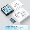 imageDOQAUS Digital Hygrometer Indoor Thermometer for House Room Thermometer with 3s Fast Refresh ampamp Max Min Records Temperature Monitor Humidity Meter with Backlight WhiteBlack