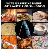 imageDOQAUS Digital Meat Thermometer 2 Pack Instant Read Food Thermometer for Cooking Kitchen Probe with Backlit ampamp Reversible Display Cooking Temperature for Turkey Bread Baking SourdoughNight Navy