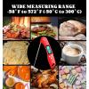 imageDOQAUS Digital Meat Thermometer 2 Pack Instant Read Food Thermometer for Cooking Kitchen Probe with Backlit ampamp Reversible Display Cooking Temperature for Turkey Bread Baking SourdoughRed