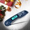 imageDOQAUS Digital Meat Thermometer 2 Pack Instant Read Food Thermometer for Cooking Kitchen Probe with Backlit ampamp Reversible Display Cooking Temperature for Turkey Bread Baking SourdoughNight Navy