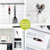 imageDOQAUS Digital Meat Thermometer Instant Read Food Thermometer for Cooking Kitchen Candy with Super Long Probe for Turkey Grill Water Oil Deep Fry  RedRed