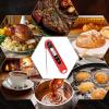imageDOQAUS Digital Meat Thermometer Instant Read Food Thermometer for Cooking Kitchen Probe with Backlit Cooking Temperature Probe for Turkey Grill BBQ Baking Bread SourdoughRed