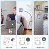 imageDOQAUS Humidity Meter 2 Pack Room Thermometer Indoor Hygrometer with 5s Fast Refresh Temperature Humidity Monitor Meter for Baby Room Living Room Basement Greenhouse OfficeGrey