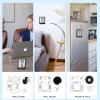 imageDOQAUS Humidity Meter 2 Pack Room Thermometer Indoor Hygrometer with 5s Fast Refresh Temperature Humidity Monitor Meter for Baby Room Living Room Basement Greenhouse OfficeBlack