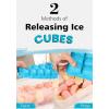 imageDOQAUS Ice Cube Tray with Lid and Bin 4 Pack Easy Pop Out Silicone Ices Cubes Trays for Freezer with Cover Stackable Compact Ice Bucket Kits for Soup Food Cocktail CoffeeLight Blue