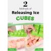 imageDOQAUS Ice Cube Tray with Lid and Bin 4 Pack Easy Pop Out Silicone Ices Cubes Trays for Freezer with Cover Stackable Compact Ice Bucket Kits for Soup Food Cocktail CoffeeGreen