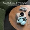 imageDOQAUS Upgrade Bluetooth Headphones Over Ear 90H Playtime BT 53 Wireless Headphone EQ Modes Builtin HD Mic HiFi Stereo Sound Deep Bass Memory Foam Cups for PhonePCampampTravelGymWorkoutLight Blue