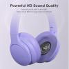 imageDOQAUS Upgrade Bluetooth Headphones Over Ear 90H Playtime BT 53 Wireless Headphone EQ Modes Builtin HD Mic HiFi Stereo Sound Deep Bass Memory Foam Cups for PhonePCampampTravelGymWorkoutCrystal Purple