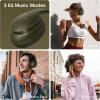 imageDOQAUS Upgrade Bluetooth Headphones Over Ear 90H Playtime BT 53 Wireless Headphone EQ Modes Builtin HD Mic HiFi Stereo Sound Deep Bass Memory Foam Cups for PhonePCampampTravelGymWorkoutArmy Green