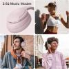 imageDOQAUS Upgrade Bluetooth Headphones Over Ear 90H Playtime BT 53 Wireless Headphone EQ Modes Builtin HD Mic HiFi Stereo Sound Deep Bass Memory Foam Cups for PhonePCampampTravelGymWorkoutPink