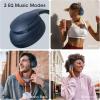 imageDOQAUS Upgrade Bluetooth Headphones Over Ear 90H Playtime BT 53 Wireless Headphone EQ Modes Builtin HD Mic HiFi Stereo Sound Deep Bass Memory Foam Cups for PhonePCampampTravelGymWorkoutNavy Blue