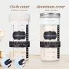 imageSourdough Starter Jar 34 oz1000 ml Sourdough Starter Kit with Date Marked Feeding Band Thermometer Silicone Spatula Cloth CoverampampAluminum Lid Cleaning Brush DIY Sticker Marker Pen Colored Rope