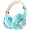 imageDOQAUS Bluetooth Headphones Over Ear 90H Playtime Wireless 3 EQ Modes HiFi Audio ampamp Deep Bass ENC Noise Isolating Mic Soft Earpads for PhonePCBlue