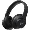 imageDOQAUS Bluetooth Headphones Over Ear Wireless Headphone 90H Playtime and 3EQ Modes with Mic HiFi Stereo Sound Deep Bass Memory Foam Cups for Phone PC Travel Home OfficeBlack