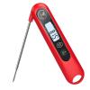 imageDOQAUS Digital Meat Thermometer Instant Read Food Thermometer for Cooking Kitchen Probe with Backlit Cooking Temperature Probe for Turkey Grill BBQ Baking Bread SourdoughRed