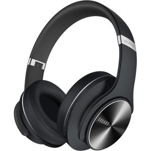 imageDOQAUS Bluetooth Headphones Over Ear 90H Playtime Wireless 3 EQ Modes HiFi Audio ampamp Deep Bass ENC Noise Isolating Mic Soft Earpads for PhonePCBlack