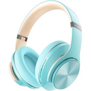imageDOQAUS Bluetooth Headphones Over Ear 90H Playtime Wireless 3 EQ Modes HiFi Audio ampamp Deep Bass ENC Noise Isolating Mic Soft Earpads for PhonePCBlue