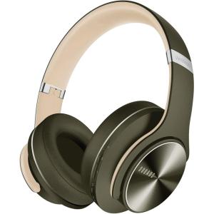 imageDOQAUS Bluetooth Headphones Over Ear 90H Playtime Wireless 3 EQ Modes HiFi Audio ampamp Deep Bass ENC Noise Isolating Mic Soft Earpads for PhonePCGreen