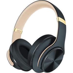 imageDOQAUS Bluetooth Headphones Over Ear 90H Playtime Wireless 3 EQ Modes HiFi Audio ampamp Deep Bass ENC Noise Isolating Mic Soft Earpads for PhonePCShadow Gray