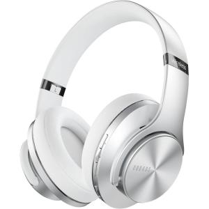 imageDOQAUS Bluetooth Headphones Over Ear 90H Playtime Wireless 3 EQ Modes HiFi Audio ampamp Deep Bass ENC Noise Isolating Mic Soft Earpads for PhonePCSliver