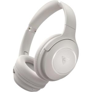 imageDOQAUS Bluetooth Headphones Over Ear Wireless Headphone 70H Playtime and 3EQ Modes with Mic HiFi Stereo Sound Deep Bass Memory Foam Cups for Phone PC Travel Home OfficeLight Gray