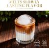 imageDOQAUS Whiskey Clear Ice Ball Maker 25quot Crystal Round Clear Ice Cube Maker for Freezer 7 Cavity Large Sphere Whisky Ice Maker Circle for Cocktail Bourbon Scotch Brandy Premium Gift for LoverPremium Black
