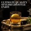 imageDOQAUS Whiskey Clear Ice Ball Maker 25quot Crystal Round Clear Ice Cube Maker for Freezer 7 Cavity Large Sphere Whisky Ice Maker Circle for Cocktail Bourbon Scotch Brandy Premium Gift for LoverPremium Black