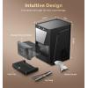 image:imageDOQAUS Clear Ice Cube Maker 22Inch Ice Ball Maker Machine with Water Recycling amp SelfCleaning Automatic Sphere Ice Maker for Premium Whiskey amp Home Bar Cocktails