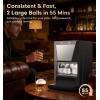 image:imageDOQAUS Clear Ice Cube Maker 22Inch Ice Ball Maker Machine with Water Recycling amp SelfCleaning Automatic Sphere Ice Maker for Premium Whiskey amp Home Bar Cocktails
