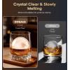 image:imageDOQAUS Clear Ice Cube Maker 22Inch Ice Ball Maker Machine with Water Recycling amp SelfCleaning Automatic Sphere Ice Maker for Premium Whiskey amp Home Bar Cocktails