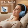 image:imageDOQAUS DJ Headphones Professional Wired Studio Monitor Headphones Over Ear for Music Recording and Mixing 50mm Drivers Stereo Headset with Dual Jack for Electric Guitar Keyboard Piano LaptopBlue